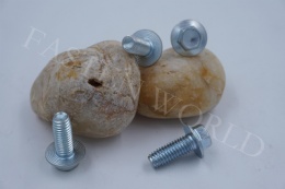 Triangular tooth tapping screws