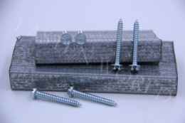 A groove six hexagon head tapping screws