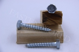 Hexagon head wood screws