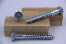 Hexagon head wood screws