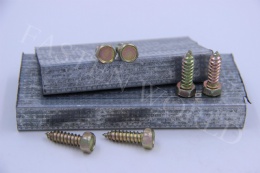 Six hexagon head tapping screws