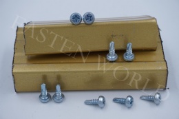 Cross recessed countersunk head tapping screws