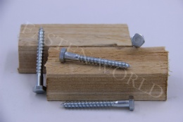 Hexagon head wood screws